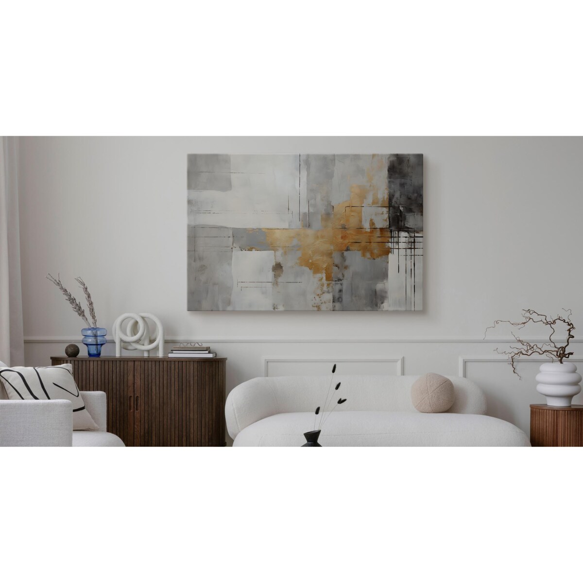 Obraz Na Płótnie Nowoczesna Abstrakcja, 120 x 80 cm, Muralo