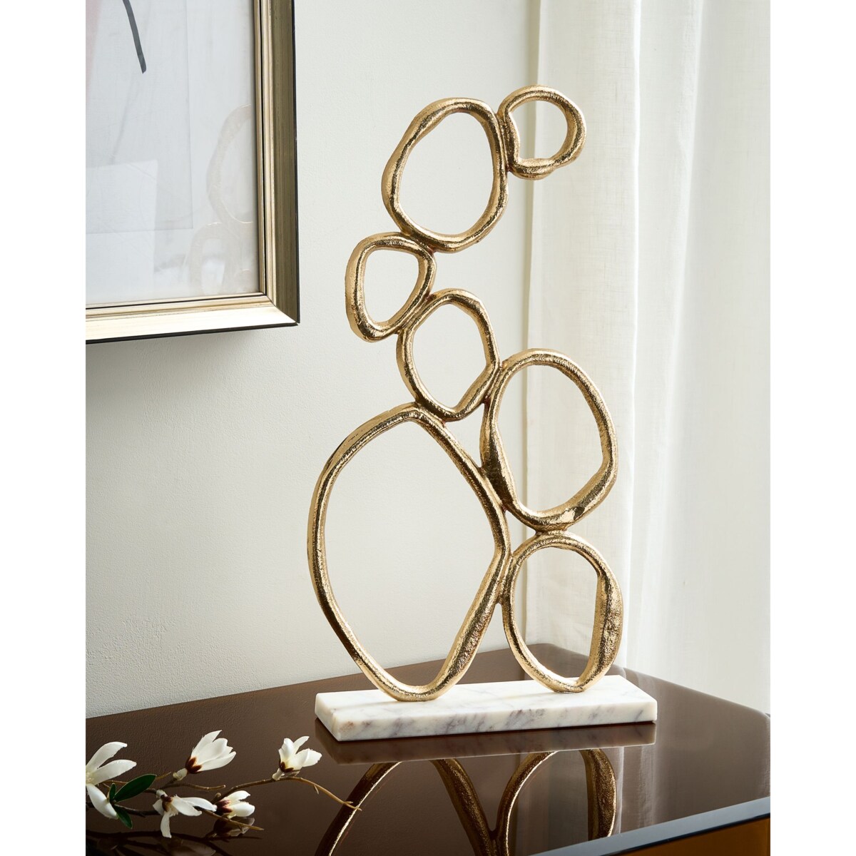 Figurka dekoracyjna BLAGAJ Metal Złoty