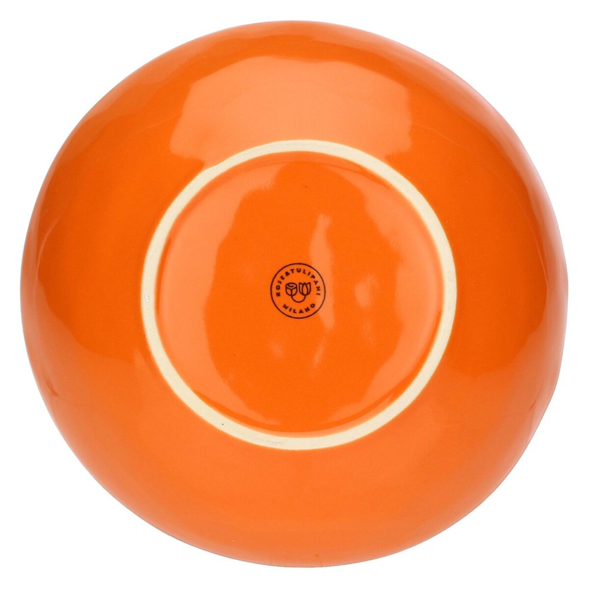 Zestaw 4 talerzy do zupy Concerto Arancione - Pomarańczowy, 21 cm