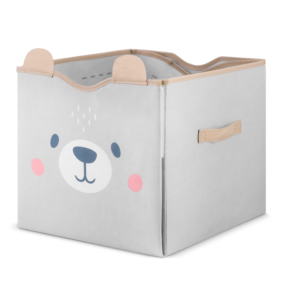 Pojemnik na zabawki i mata 2w1 96x104cm organizer Nukido szary