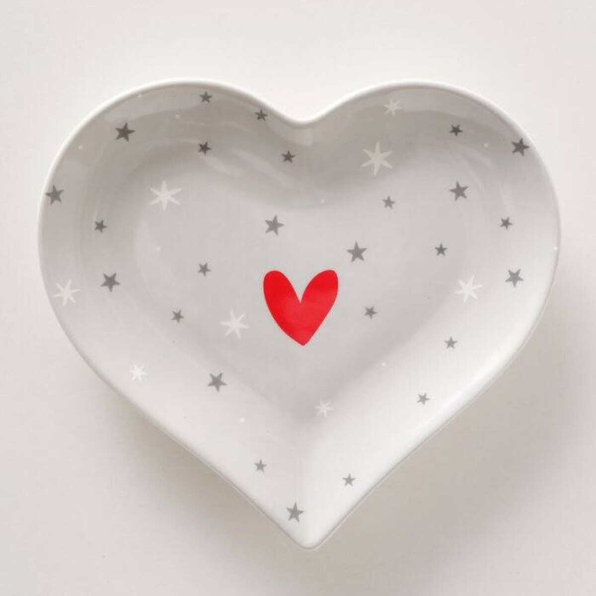 Ceramiczny półmisek w kształcie serca ANELLA