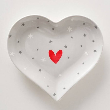 Ceramiczny półmisek w kształcie serca ANELLA