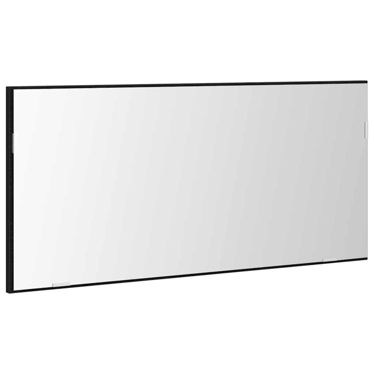 vidaXL Lustro łazienkowe Z lustrem Czarny dąb 80 x 8.5 x 37 cm