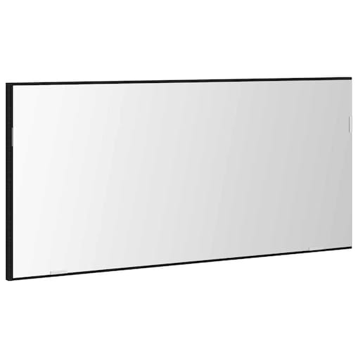 vidaXL Lustro łazienkowe Z lustrem Czarny dąb 80 x 8.5 x 37 cm