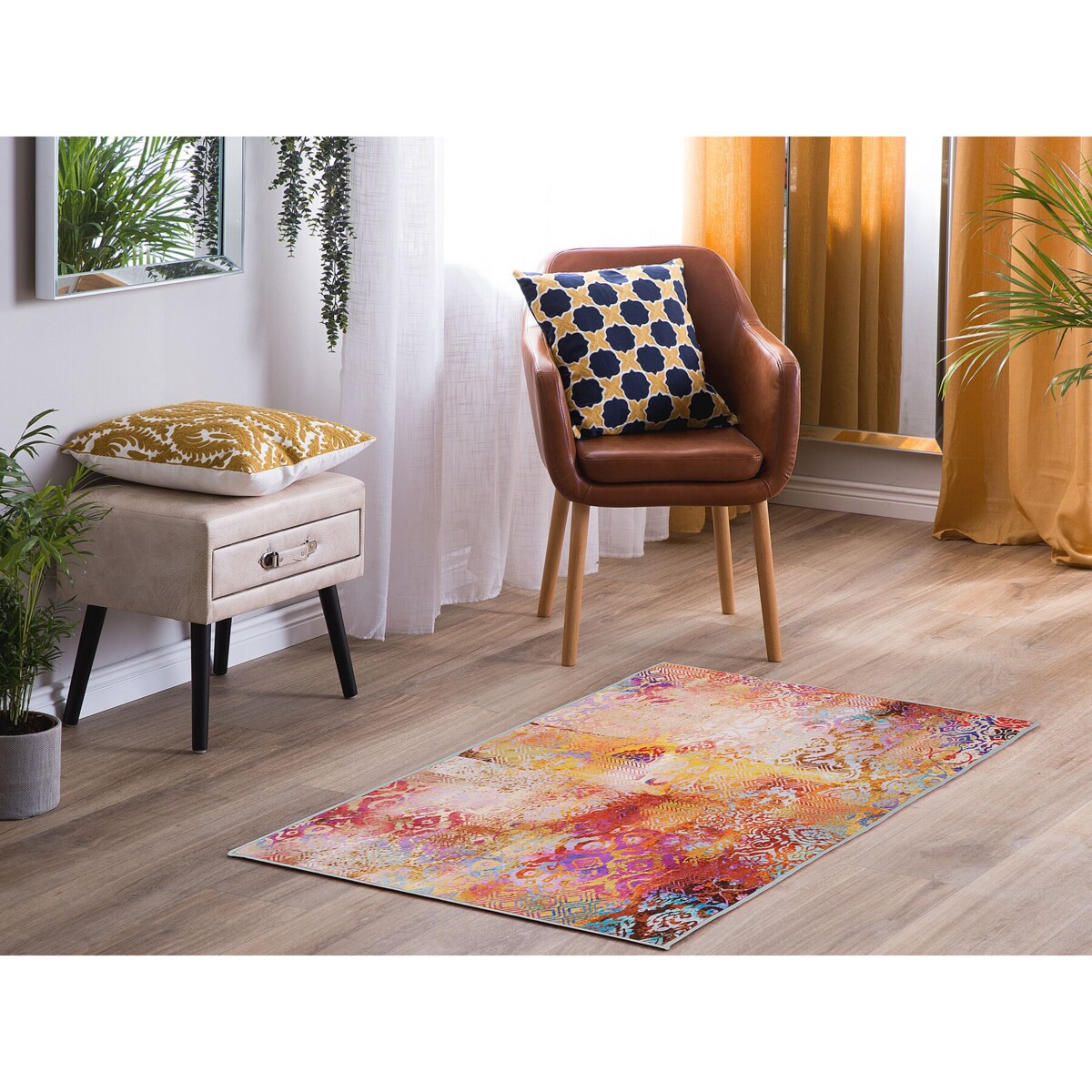 Dywan 80 x 150 cm wielokolorowy ISPARTA