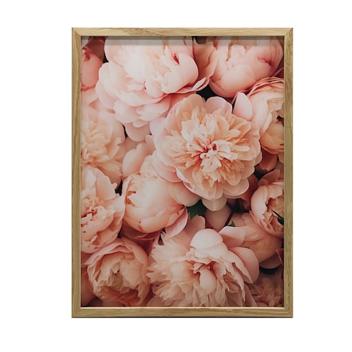 Plakat o Delikatnej Urodzie, 40x50 cm, rama drewniana jasny dąb, papier matowy 230 gsm