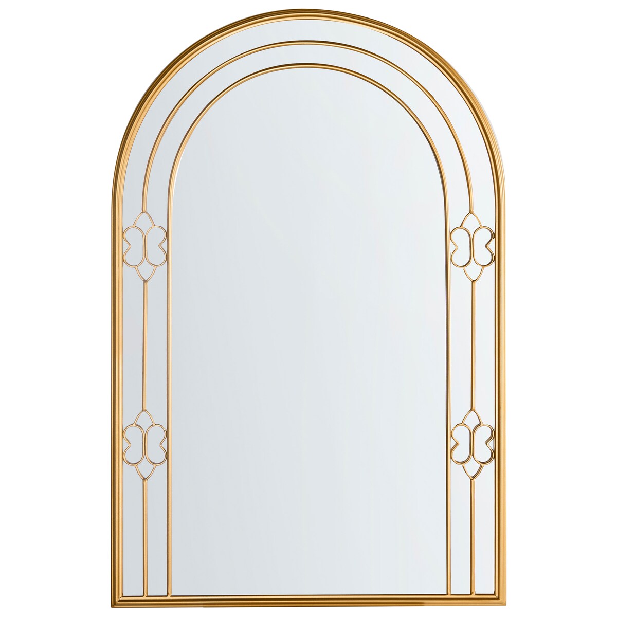 Lustro ścienne MAUTRE 66 cm 98 cm Złoty