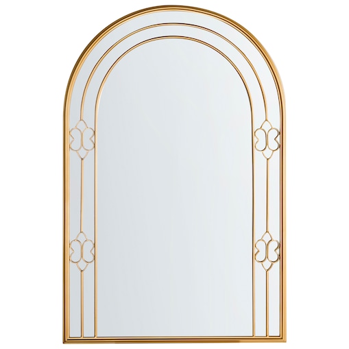 Lustro ścienne MAUTRE 66 cm 98 cm Złoty