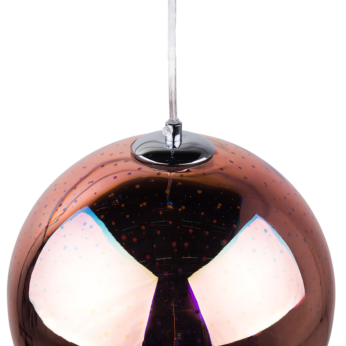 Lampa wisząca SESSERA Szkło Miedziany