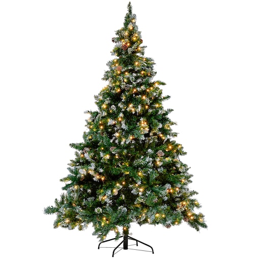 Sztuczna choinka świąteczna LED PALOMAR 210 cm Zielony