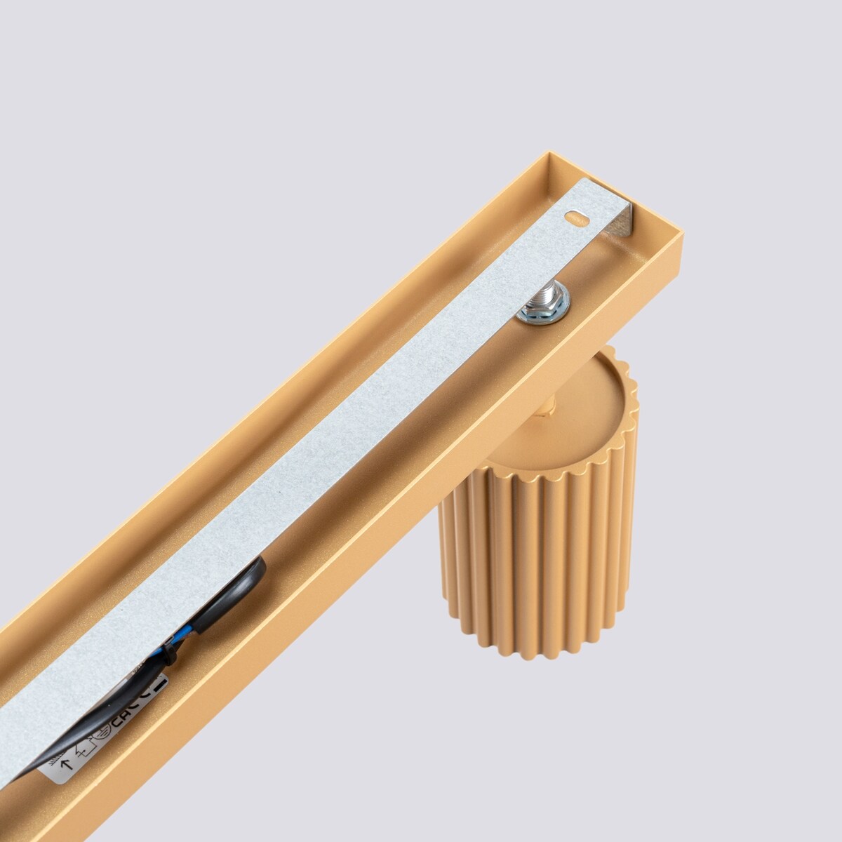 Plafon KARBON 4L złoty