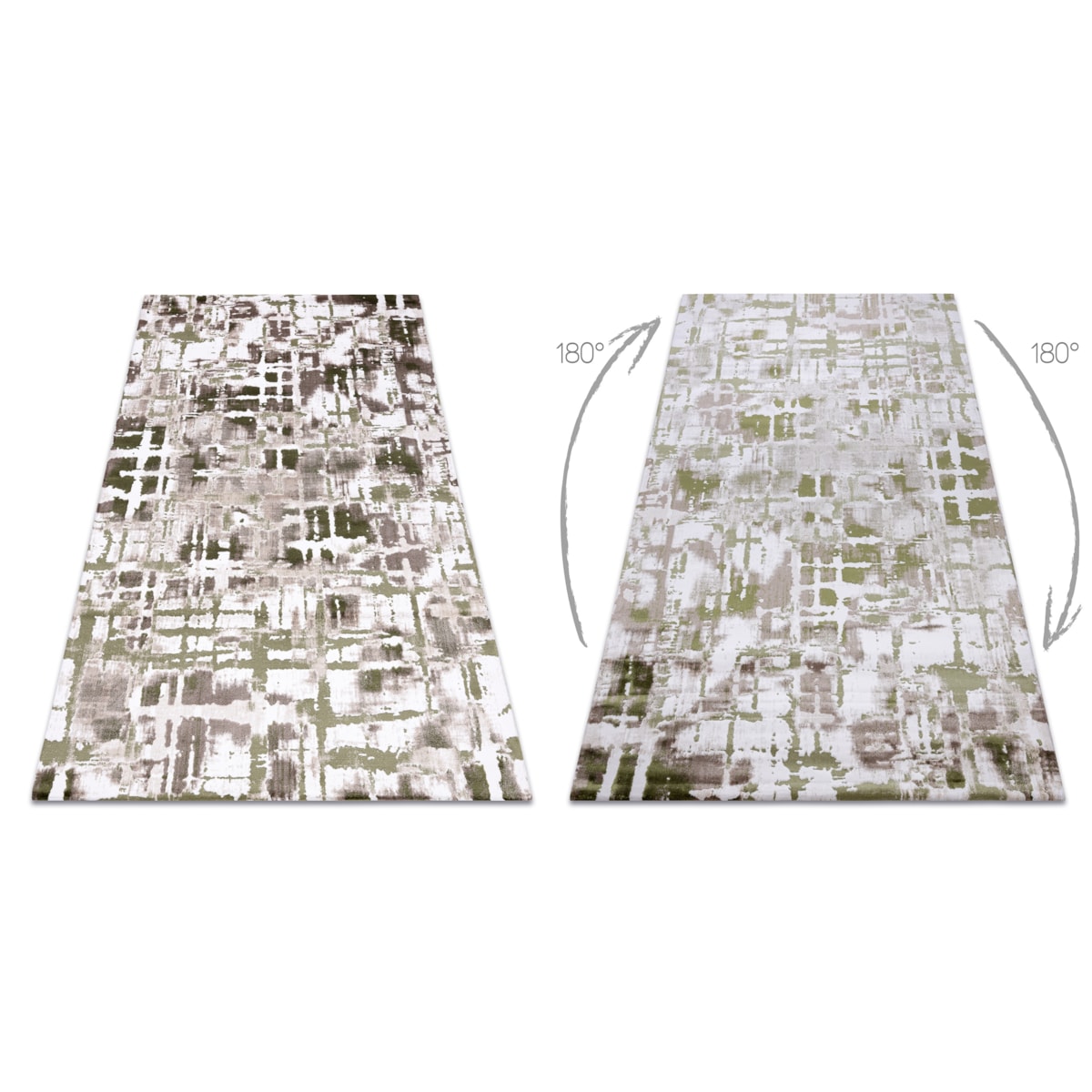 Dywan AKRYL DIZAYN 8843 zielony 200x300 cm