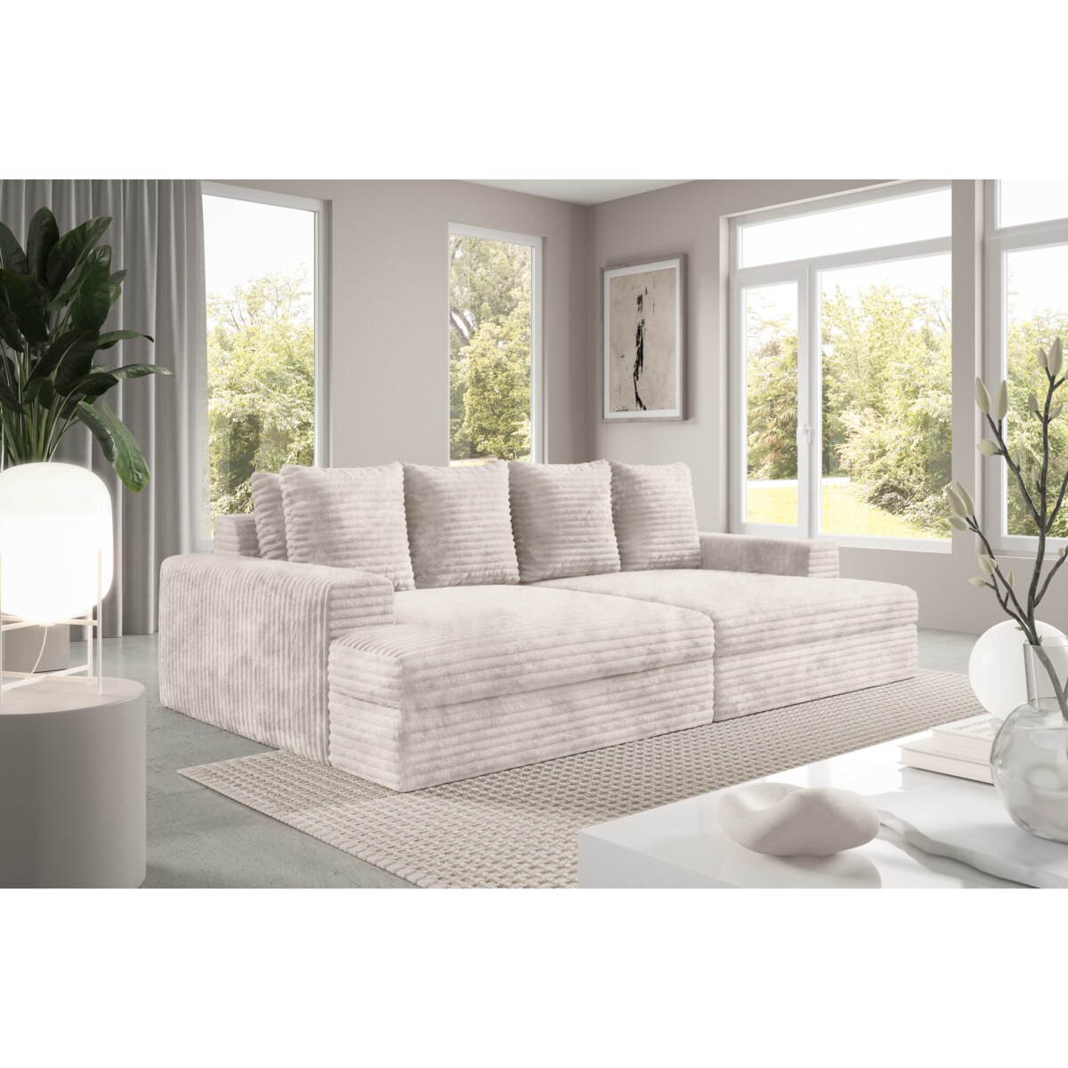 Sofa CALDO TILIA o wysokim komforcie Kolor: TILIA 1