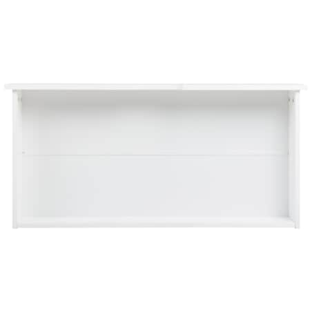 Zestaw 2 szuflad pod łóżko Drewno sosnowe CRONAT Biały