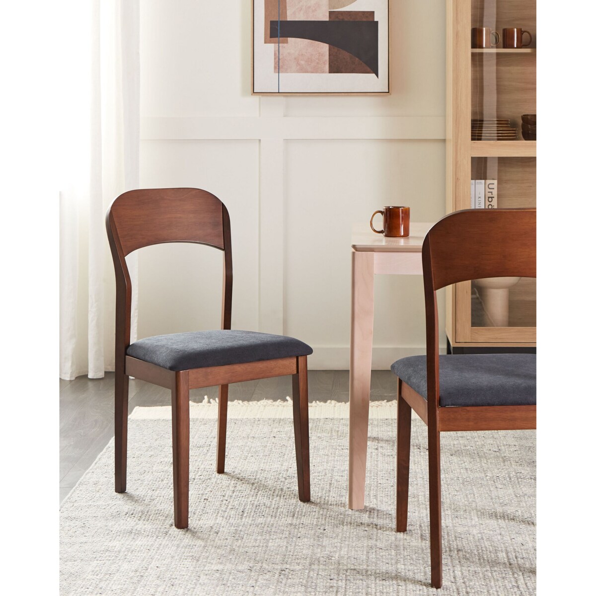 Krzesło do jadalni Ciemne drewno ALVIN