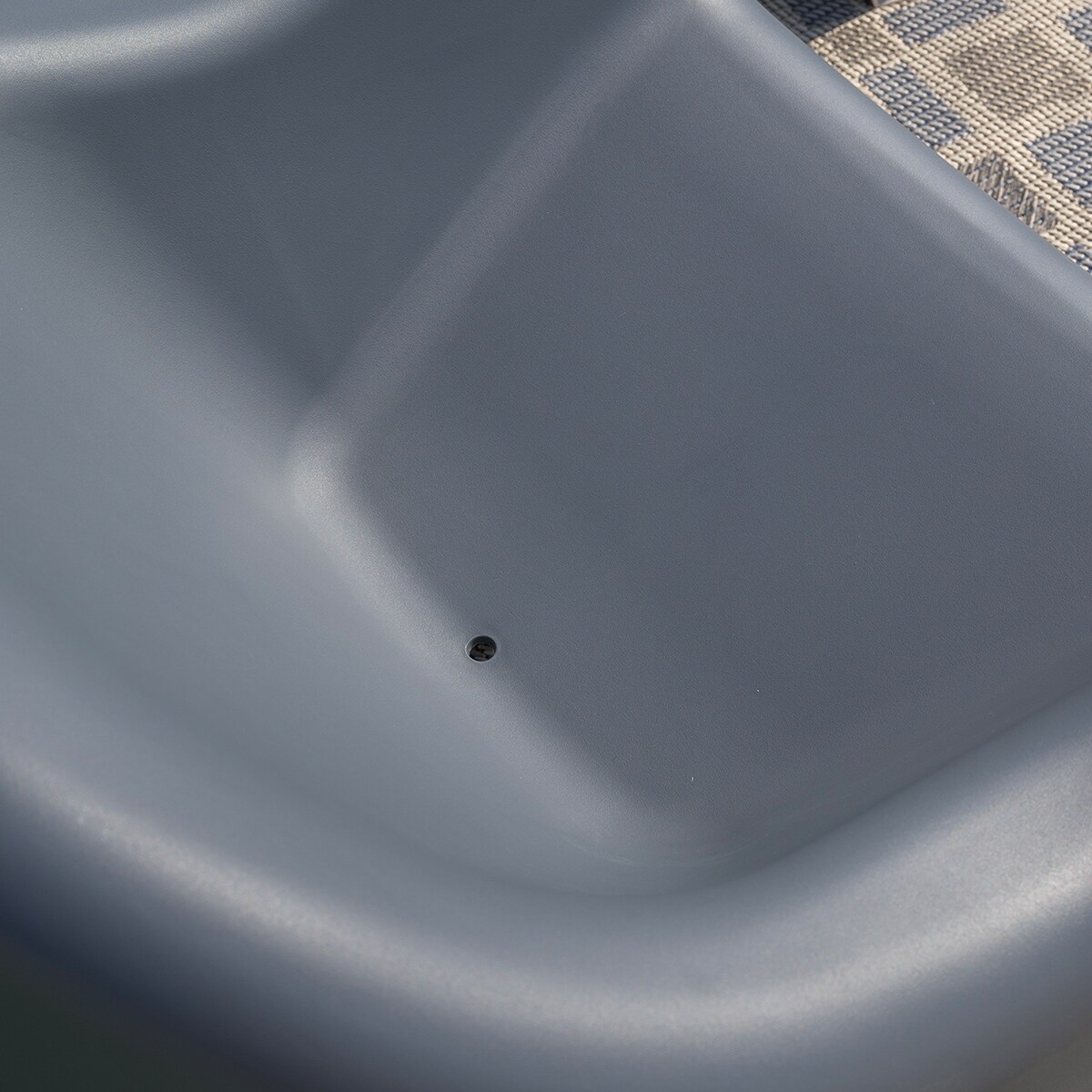 Fotel ogrodowy wypoczynkowy Dumbo na taras, balkon antracytowy