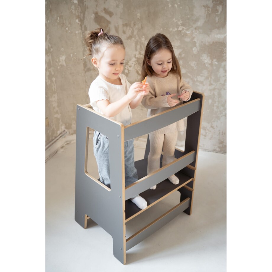 Kitchen Helper DOUBLE - Pomocnik Kuchenny DLA RODZEŃSTWA - szary