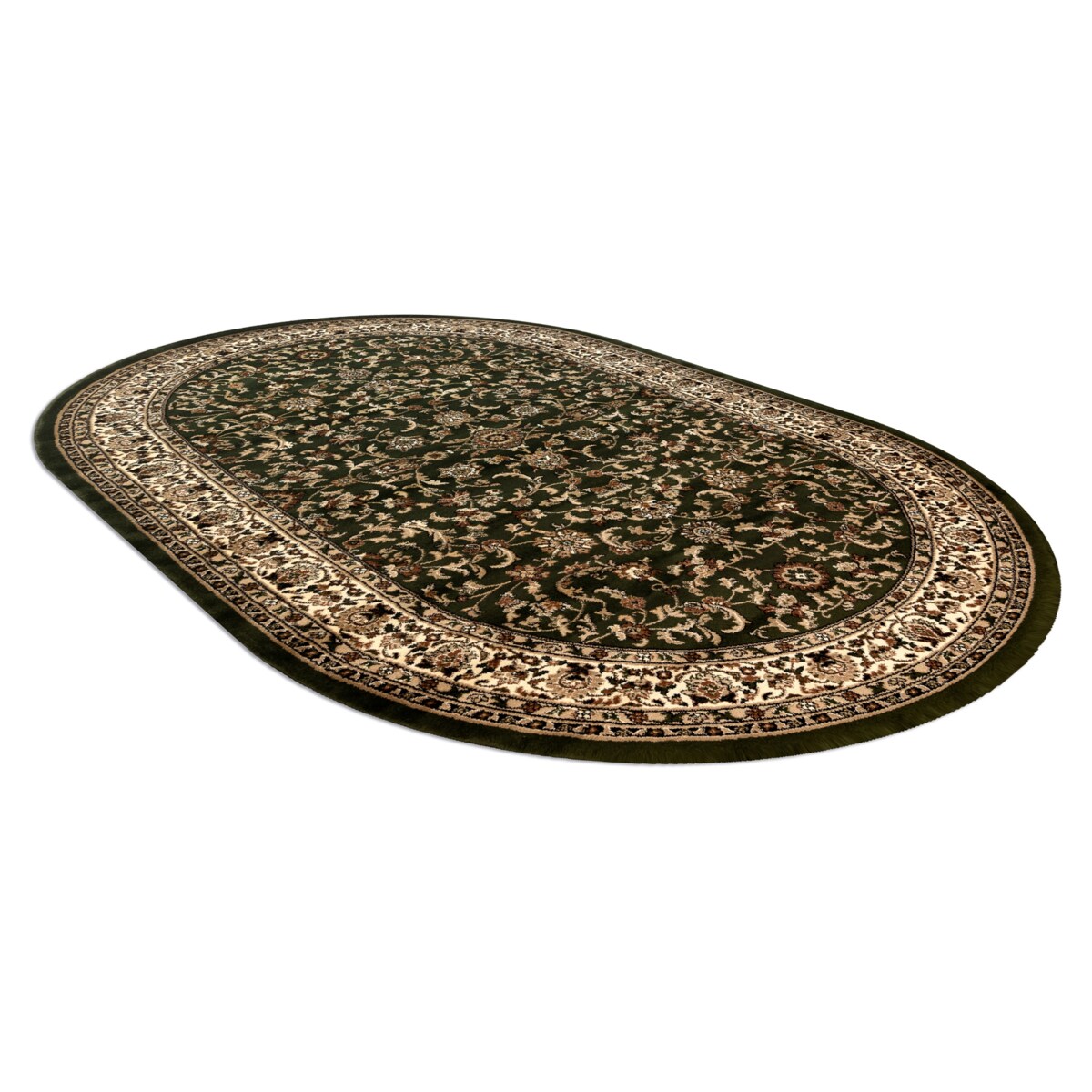Dywan ROYAL ADR owal wzór 1745 zielony 150x250 cm