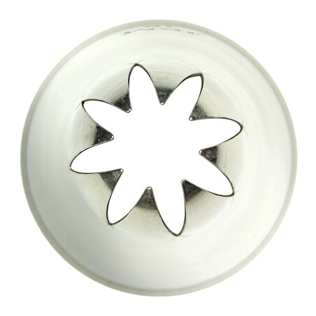 PME Stalowa końcówka dekoracyjna kwiat 1E