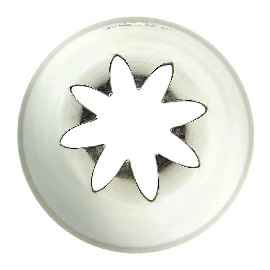 PME Stalowa końcówka dekoracyjna kwiat 1E