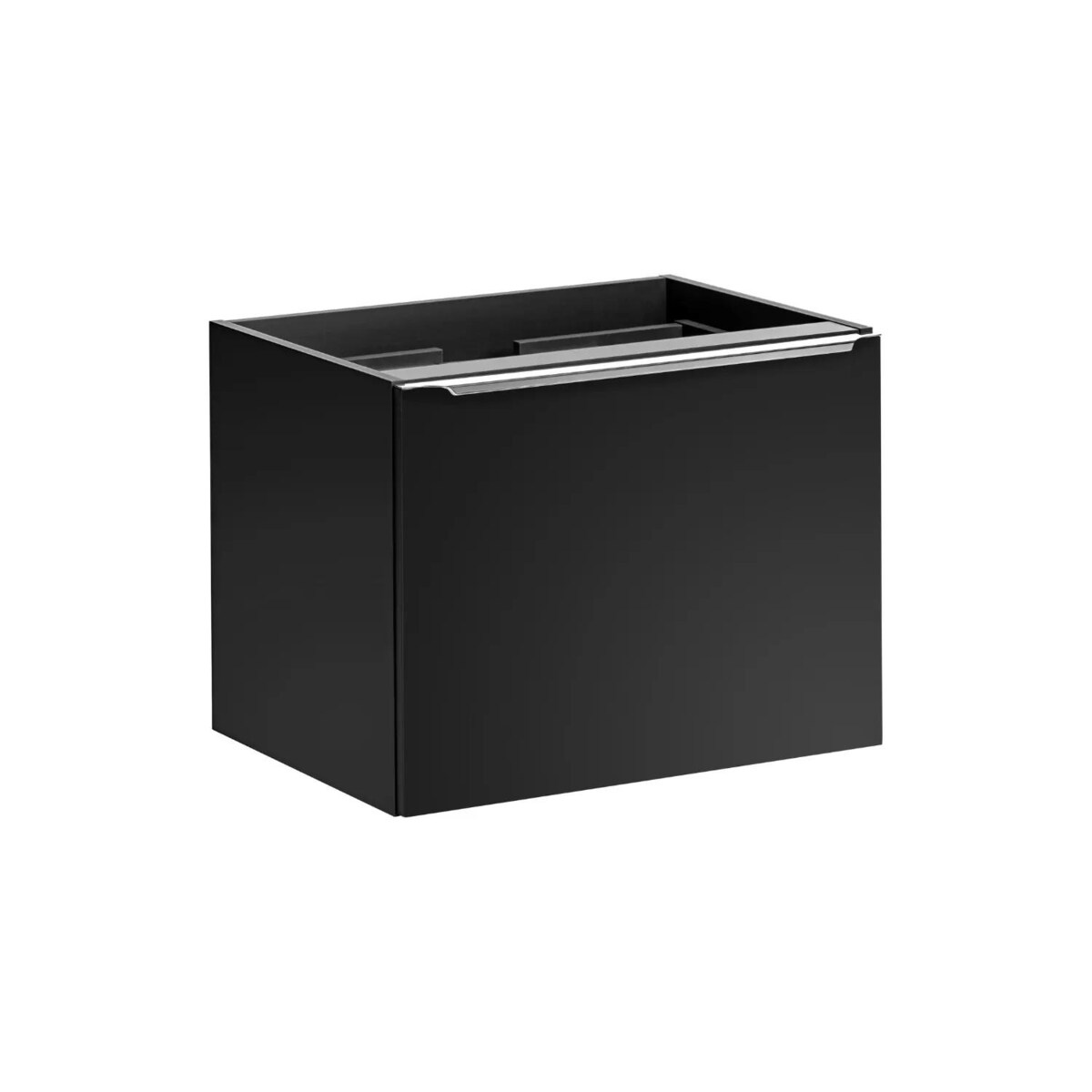 Szafka pod umywalkę nablatową SANTA FE BLACK 60 cm czarny mat