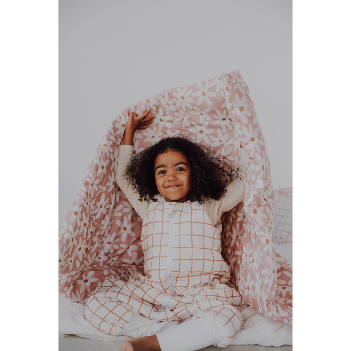 POŚCIEL BAWEŁNIANA Z WYPEŁNIENIEM BLUSH DAISIES - L