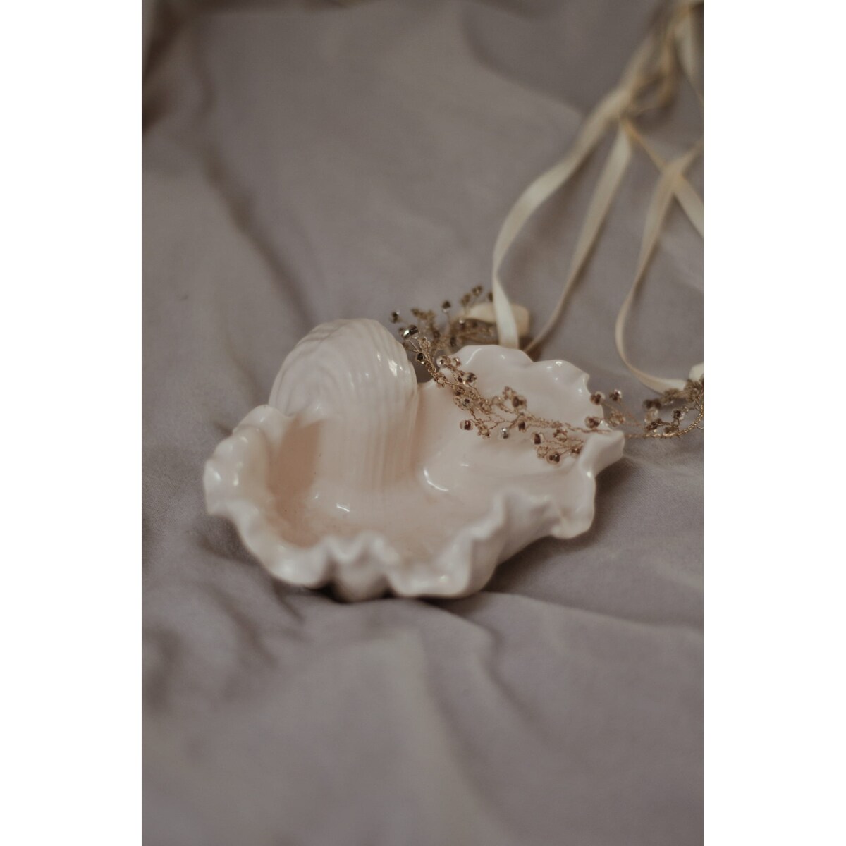 Miska dekoracyjna muszla