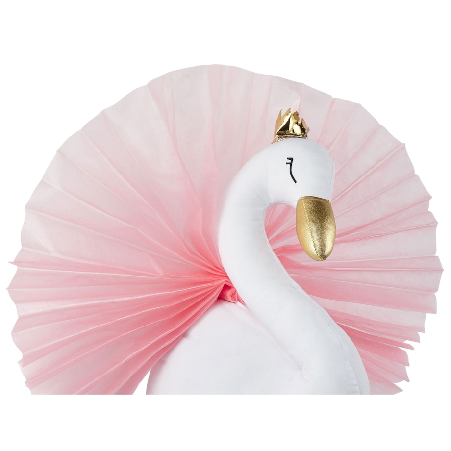 Pluszowa dekoracja ścienna łabędź biały ODETTA