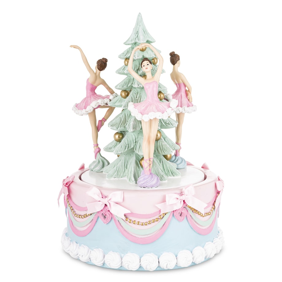 Dekoracja - karuzela LED z pozytywką 32x22,5x22,5 cm 3 BALLERINE