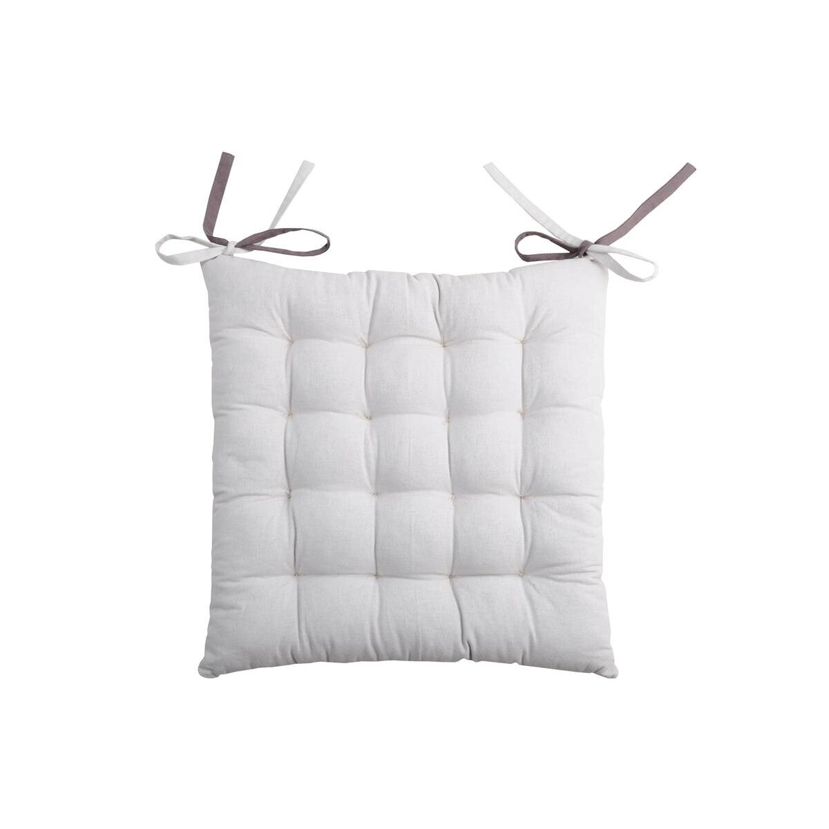 Poduszka na krzesło wiązana DUO, 100% bawełny, 40 x 40 cm