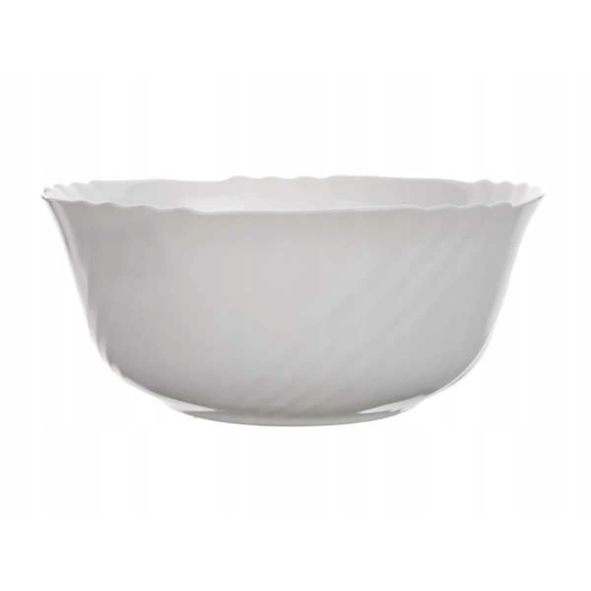 BIAŁA SALATERKA MISKA NA sałatki jedzenie przyjęcie komunia 23 cm BORMIOLI