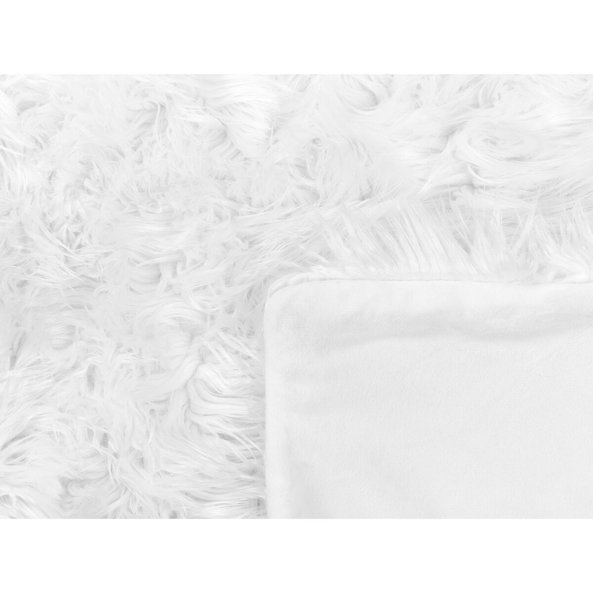 Narzuta na łóżko 150 x 200 cm biała DELICE