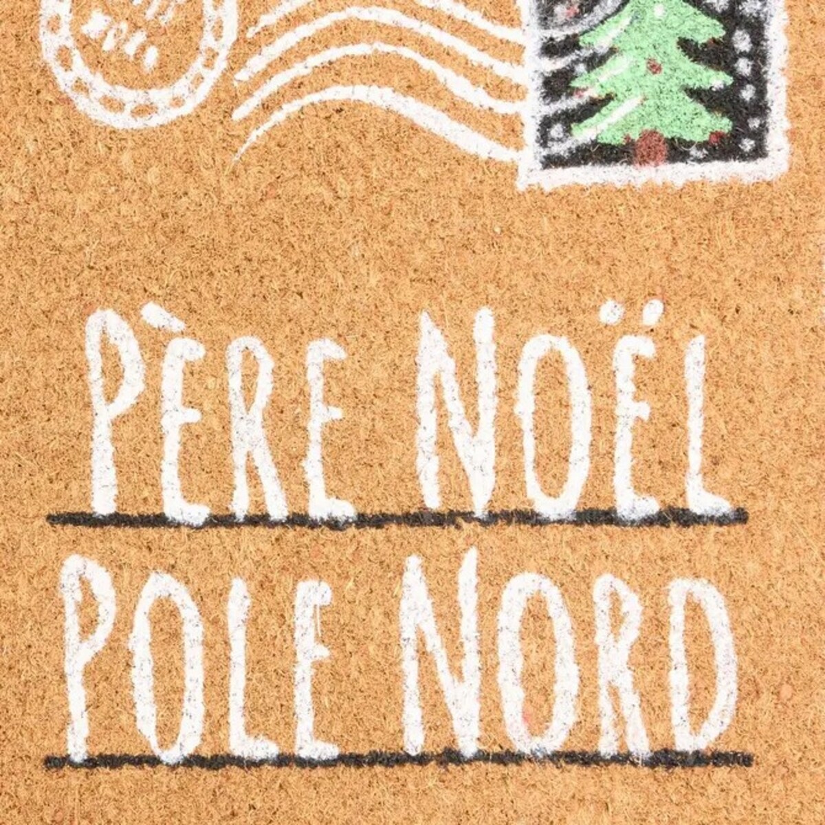 Wycieraczka wejściowa kokos, świąteczna, Joyeux Noël, 60x40 cm