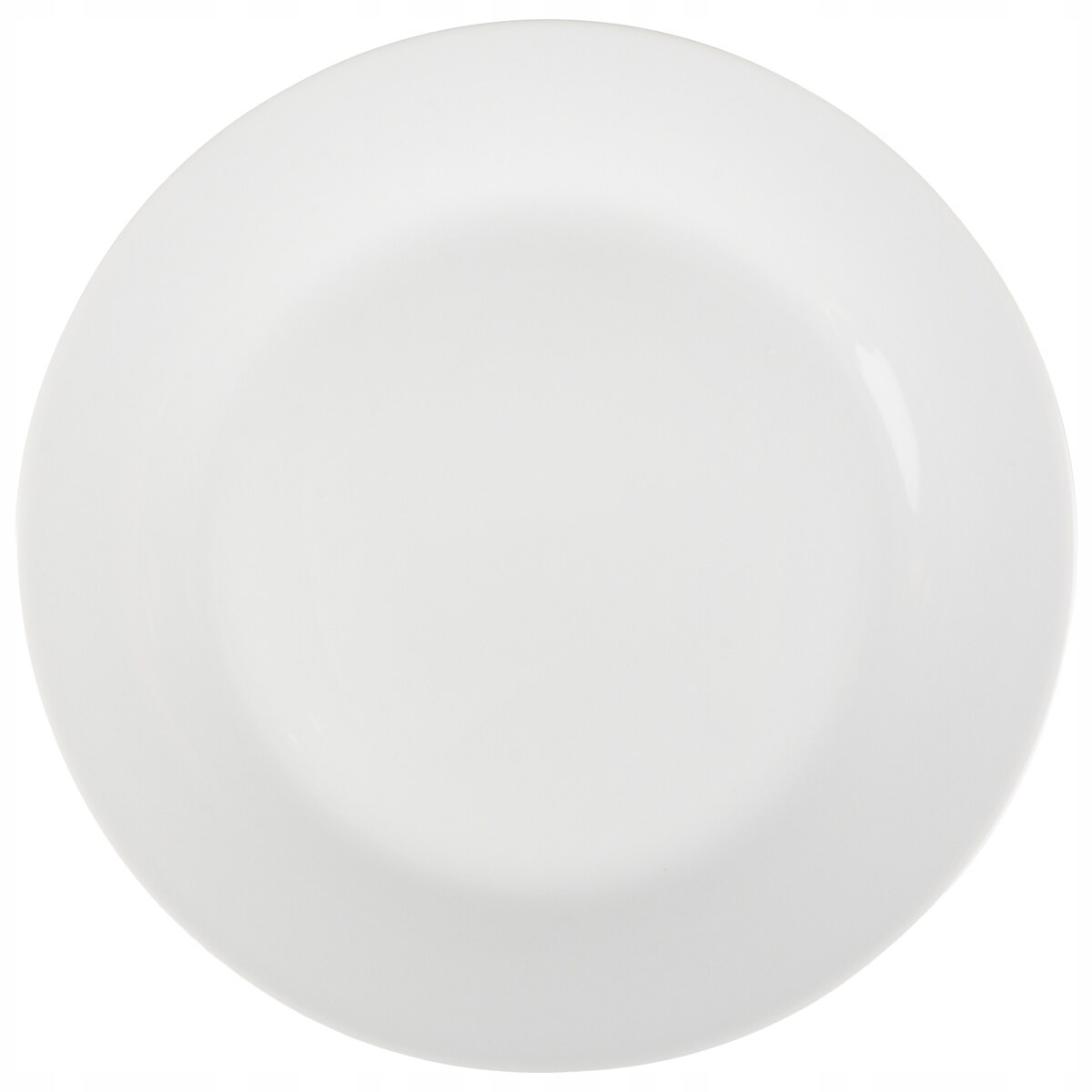 TALERZ DESEROWY BIAŁY 19cm CERAMICZNY OKRĄGŁY SERWIS NA SZTUKI CIASTO DESER