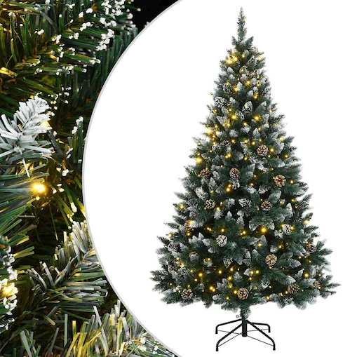 vidaXL Sztuczna choinka, 300 lampek LED, 240 cm