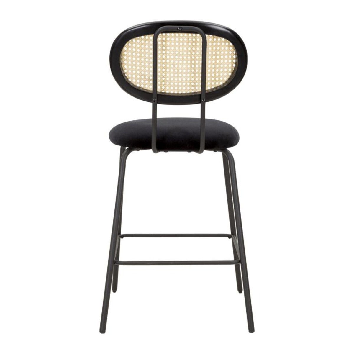 Krzesło barowe z plecionką wiedeńską Osaka