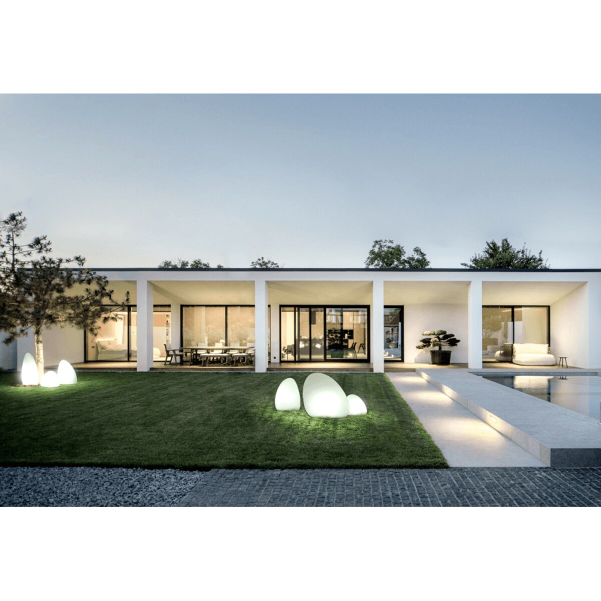 Lampa Przenośne 10580 STONE M Biały, Nowodvorski