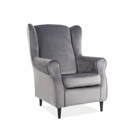 Fotel BARON VELVET szary