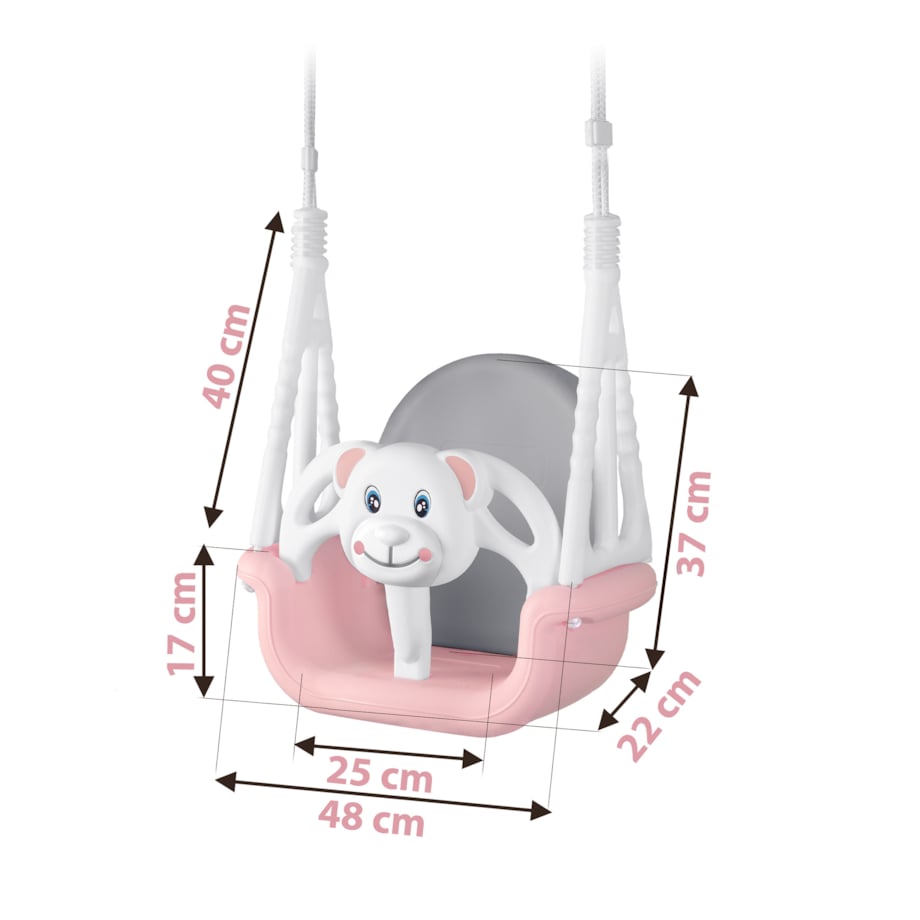Huśtawka dla dzieci ogrodowa domowa kubełkowa Ricokids