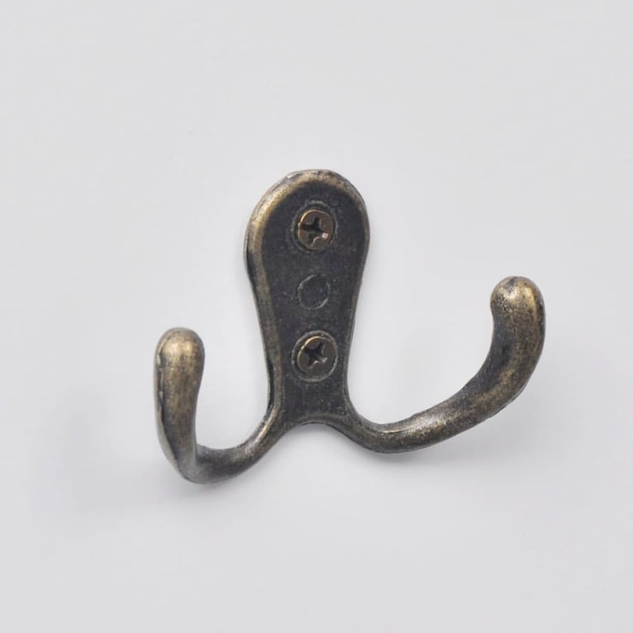 vidaXL Wieszak na płaszcze, 2 szt., biały