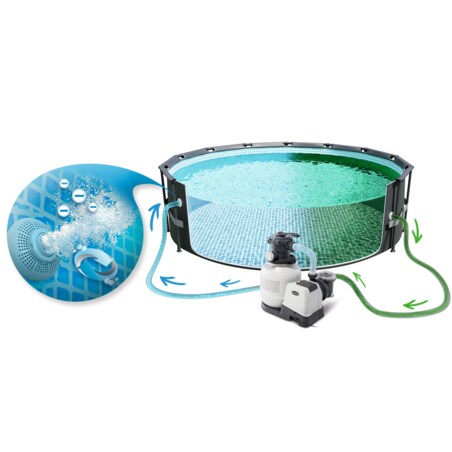 Pompa piaskowa filtrująca 10000l generator chloru Intex