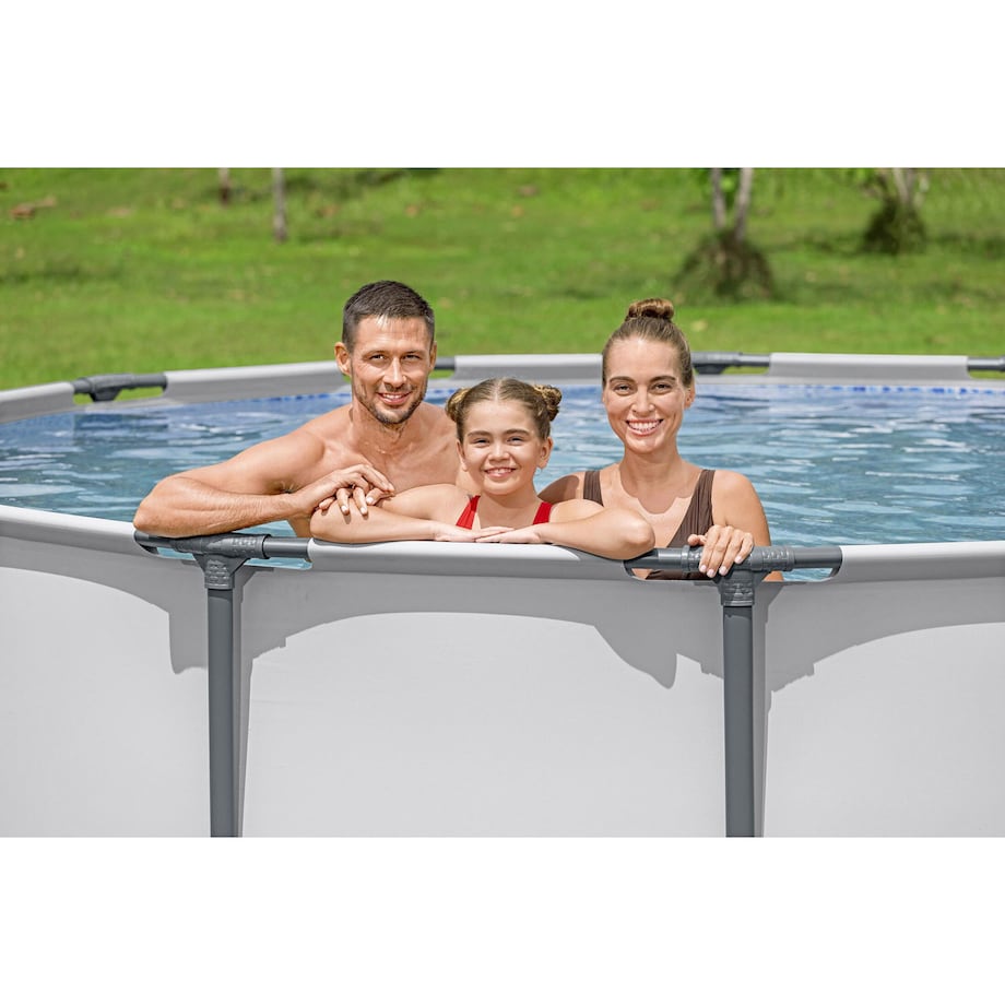 Basen stelażowy ogrodowy 427x107 cm Bestway 11w1