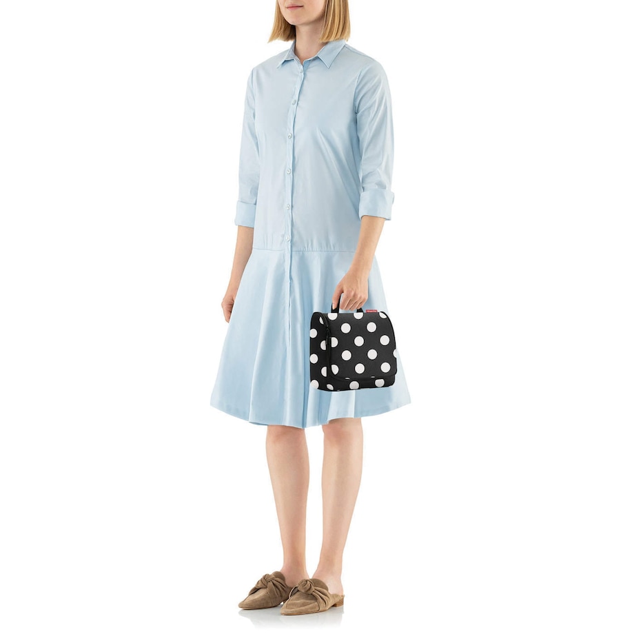 Kosmetyczka TOILETBAG, dots white