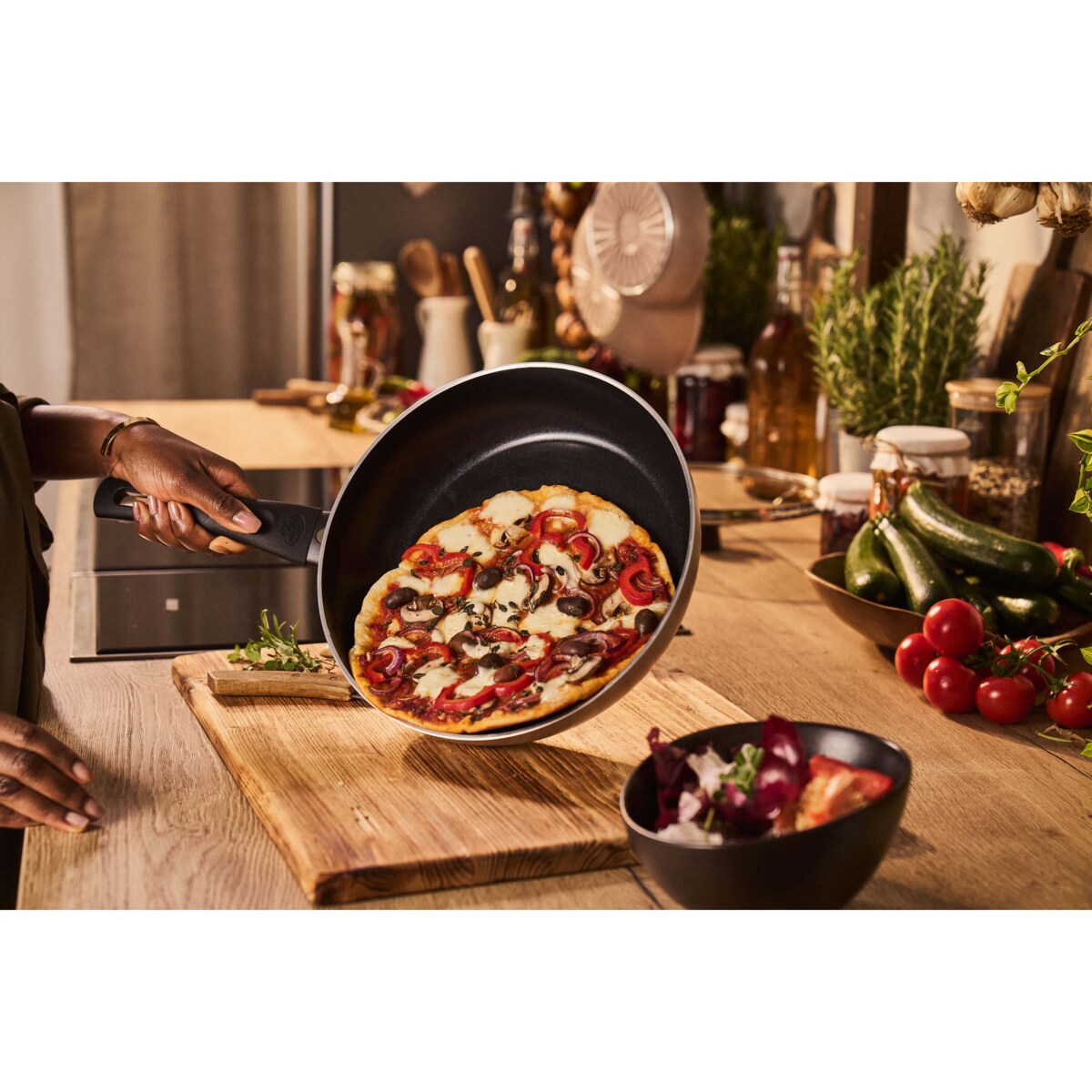 BALLARINI LEDRO Patelnia sauté z pokrywką 28 cm