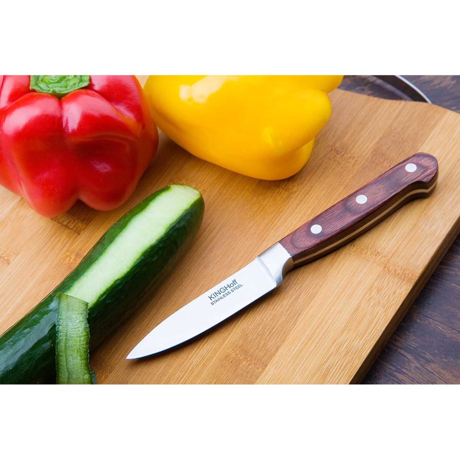 Stalowy nóż do obierania 8.5cm kuchenny pojedyńczy KINGHOFF