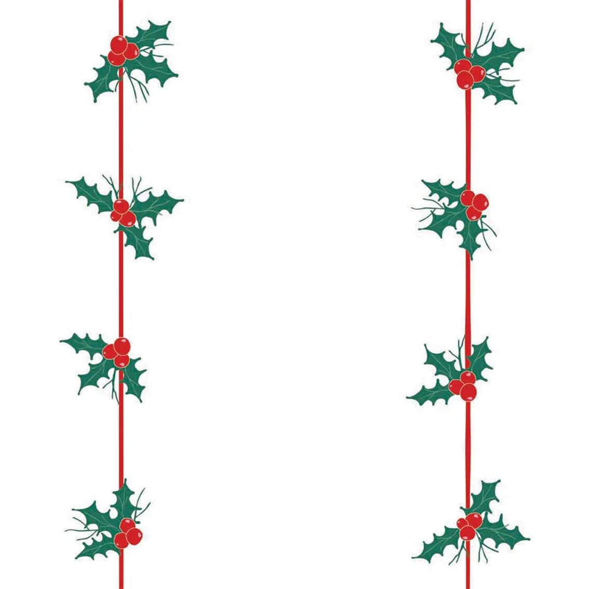 Bieżnik świąteczny - drzewko świąteczne paski - 35x130