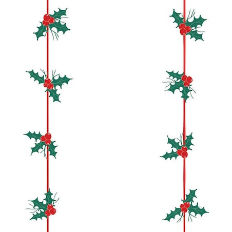 Bieżnik świąteczny - drzewko świąteczne paski - 35x130