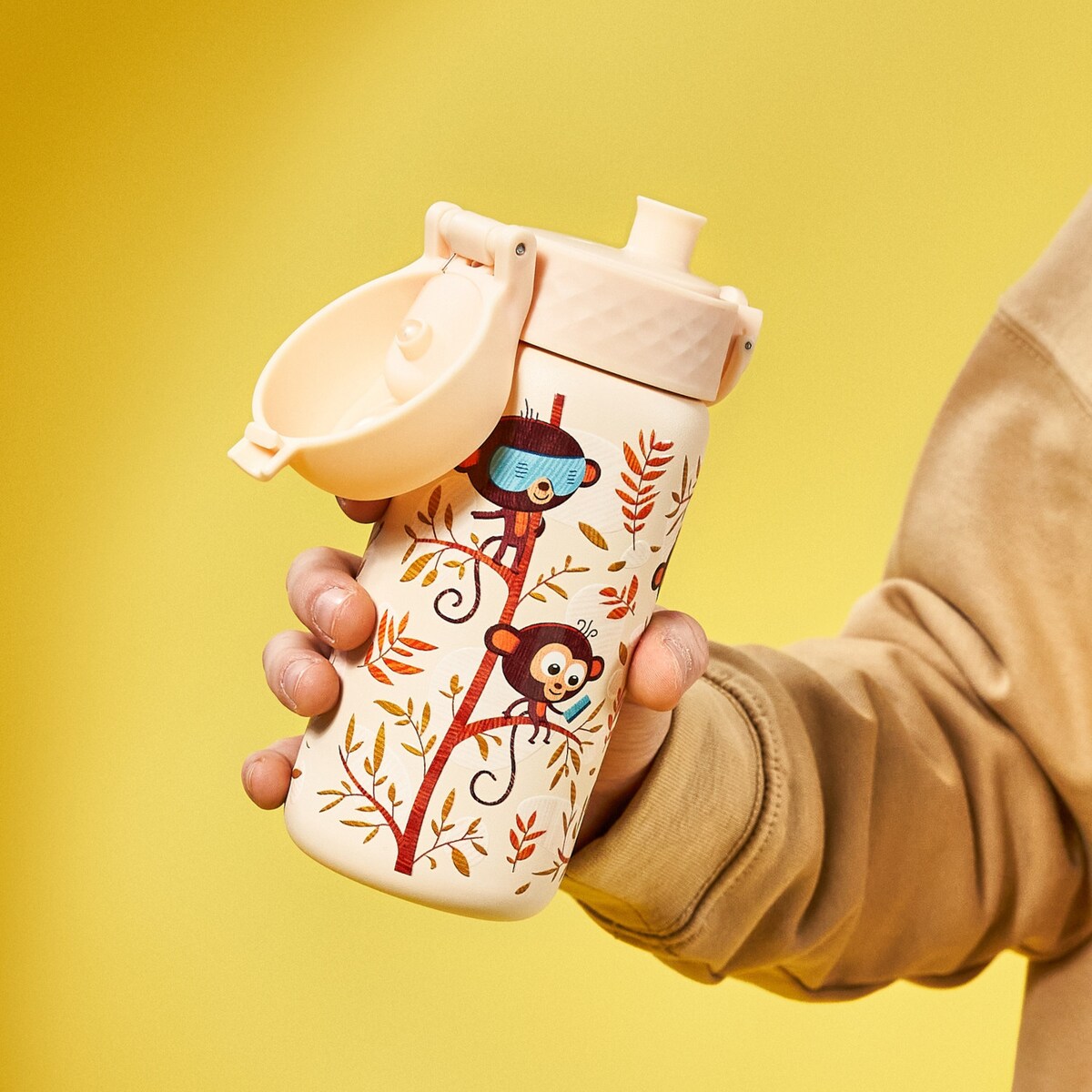 Butelka ION8 Single Wall I8SS400PYMONK Monkeys