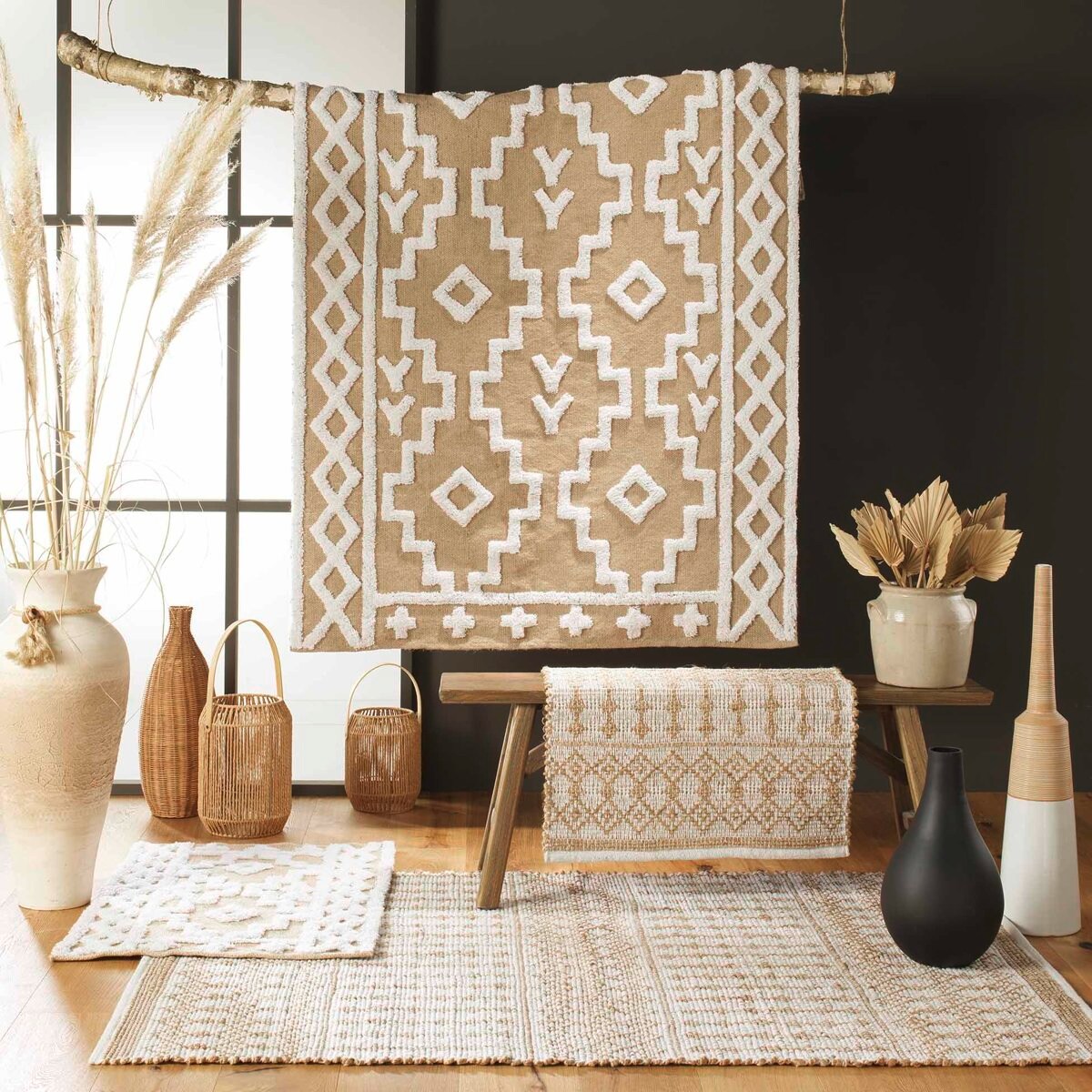 Jutowa mata ORYA, 60 x 90 cm