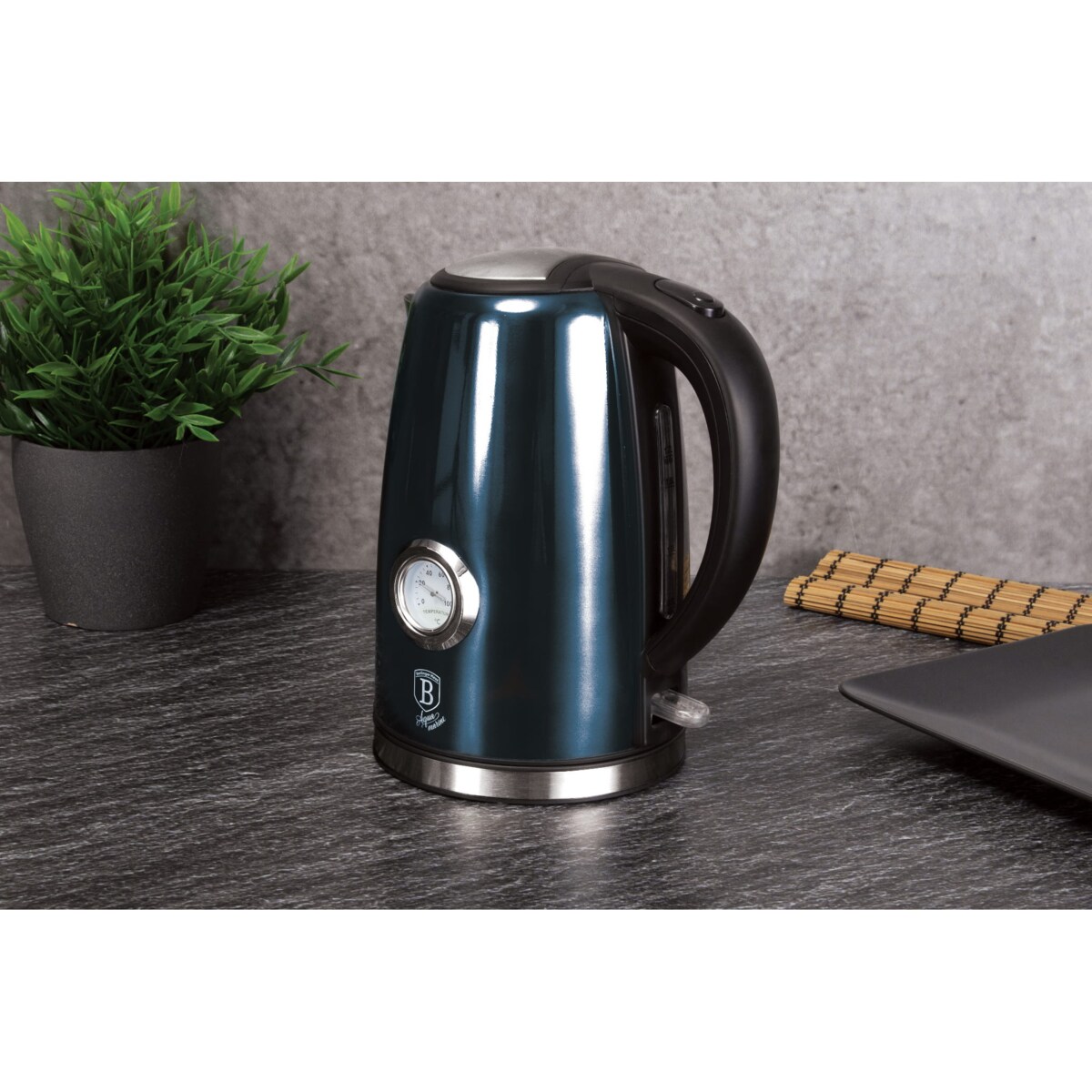 Czajnik elektryczny 1.7 L z termostatem Aquamarine Edition BH-9071